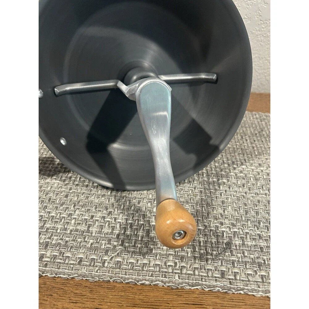 Victoria Glaze N Roast Nut Coffee Roaster Manual Crank EUC Pan